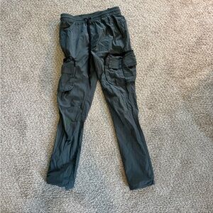PacSun Gray Cargo Pants with Relaxed Fit